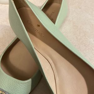 Kate Spade turquoise/teal flats